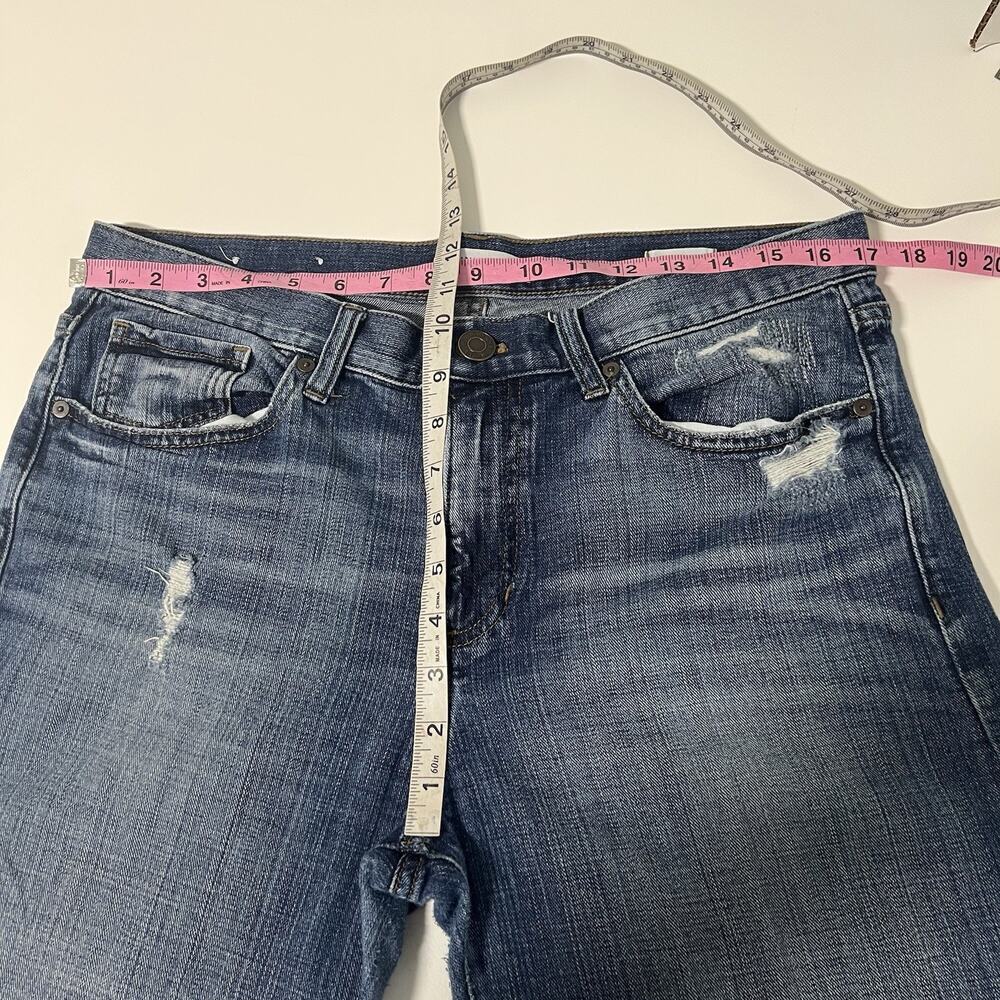 Banana Republic Premium Denim Womens Boyfriend Jeans Size 30 Blue 5 Wide Leg - Picture 8 of 11
